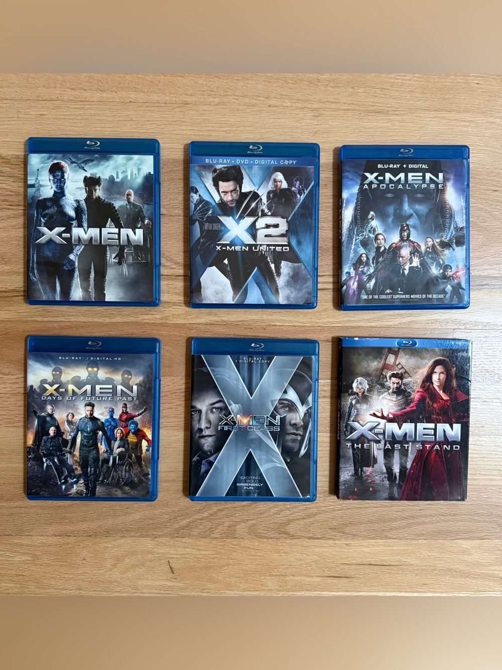 X-Men Marvel Blu-ray Lot - Pre-Owned